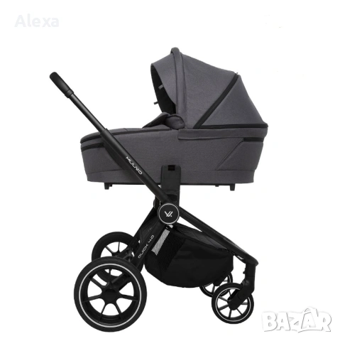 Бебешка количка 2в1 Muuvo Quick 4.0 Iron Graphite Отлично състояние, снимка 2 - Детски колички - 53696536