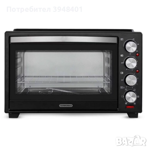 Компактна печка Termomax – фурна + два керамични котлона в едно, снимка 2 - Печки, фурни - 52650282