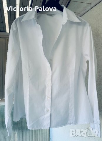 Модерна бяла риза, снимка 2 - Ризи - 40513376
