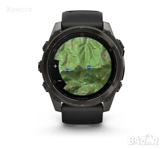 НОВ!!! Garmin Fenix 8 Sapphire AMOLED 51mm, Gray DLC / Black – Premium Multisport GPS Watch, снимка 4 - Смарт часовници - 56038430