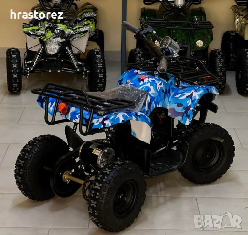 Електрическо АТВ / ATV за деца 800W Mini - синьо, снимка 2 - Мотоциклети и мототехника - 39787085