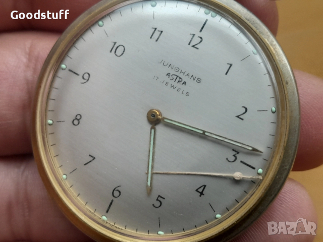 Джобен часовник Junghans "Astra",Юнгханс,17jewels,за ремонт 