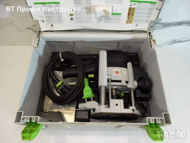 Festool OF 1010 EBQ - Оберфреза + аксесоари + куфар, снимка 11 - Други инструменти - 53503314