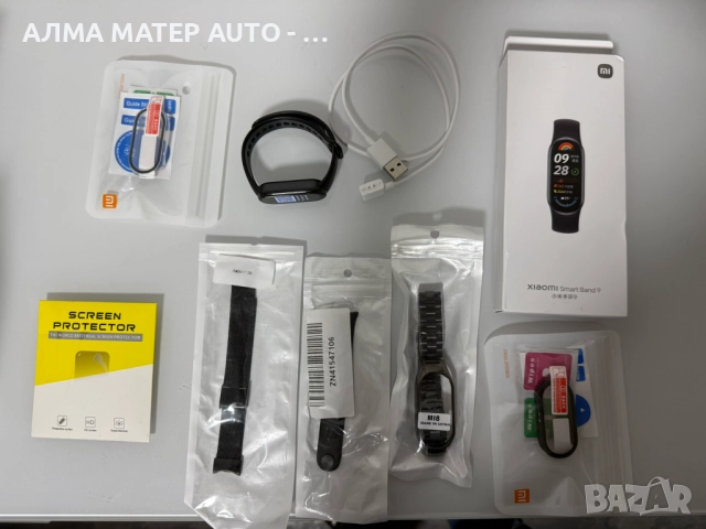Смарт гривна Xiaomi Smart Band 9 + МНОГО Аксесоари