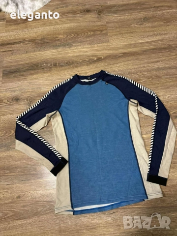 Мъжко ! Helly Hansen  Warm Ice Crew MERINO Wool baselayer , M размер , снимка 4 - Спортни дрехи, екипи - 52754608
