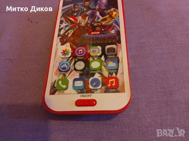 Детски смартфон телефон Отмъстителите нов с музика, снимка 3 - Играчки за стая - 53564930