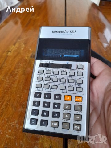 Стар калкулатор Casio FX 120, снимка 2 - Други ценни предмети - 42273236