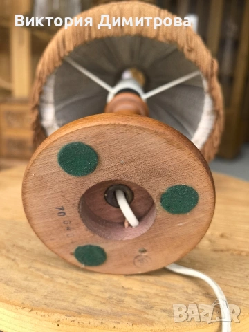 Винтидж настолна лампа , снимка 8 - Настолни лампи - 53583607