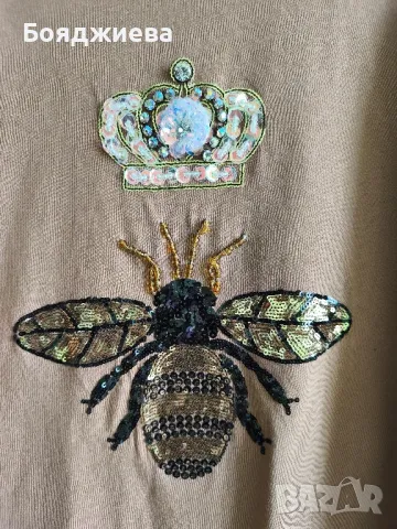 Кафява тениска , снимка 4 - Тениски - 49761485