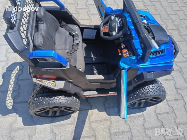 F1 Двуместен акумулаторен джип DUST син, снимка 3 - Други - 53849267