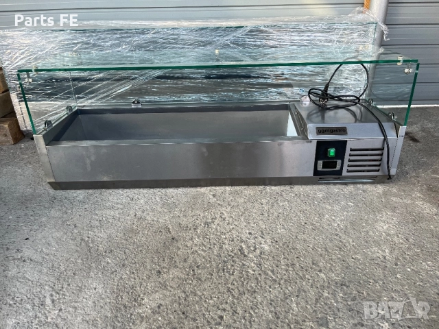 Салатен бар професионална хладилна витрина студено бен мари salaten bar profesionalna vitrina