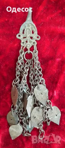 Старинен етнографски накит,трепка, снимка 5 - Антикварни и старинни предмети - 48354560