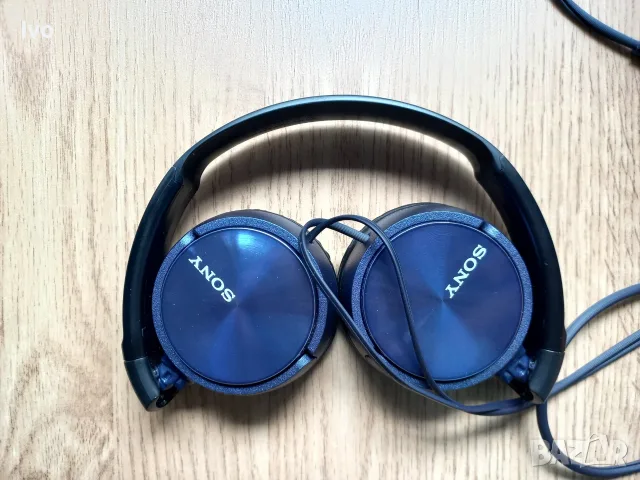 Сгъваеми жични слушалки Sony (Сини) – Нови, снимка 5 - Слушалки и портативни колонки - 55970684