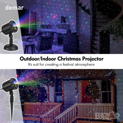 Външен проектор декоративни LED светлини, снимка 7 - Лед осветление - 42559466