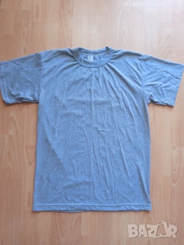 Памучна мъжка сива тениска Борти размер L и 2XL