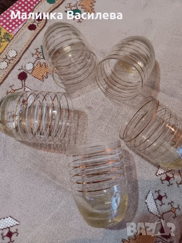 чаши с позлата , снимка 5 - Чаши - 44232648