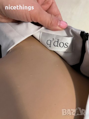 Рокля черно с бял кант, снимка 6 - Рокли - 36010596