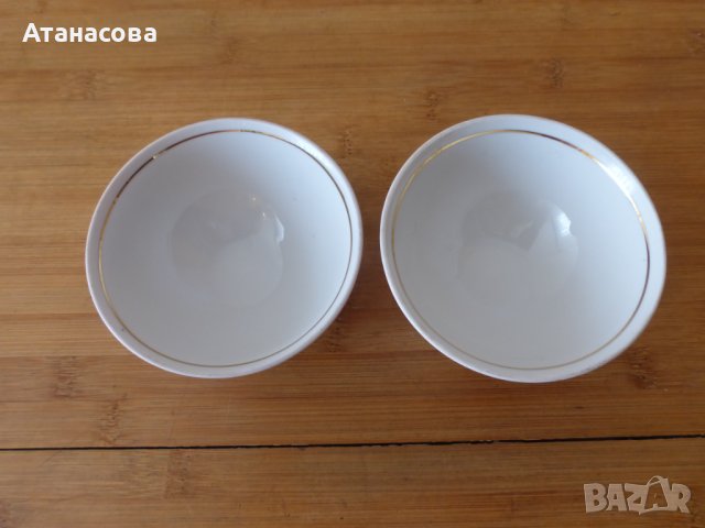 Украински порцеланови купички купи чаши за чай 2 бр 1986 г, снимка 4 - Чаши - 44202830