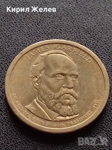 Възпоменателна монета JAMES GARFIELD 20 президент на САЩ 1881г. за КОЛЕКЦИЯ 38044, снимка 2 - Нумизматика и бонистика - 40764027