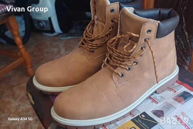 Мъжки зимни боти 46 , снимка 3 - Мъжки боти - 52386953