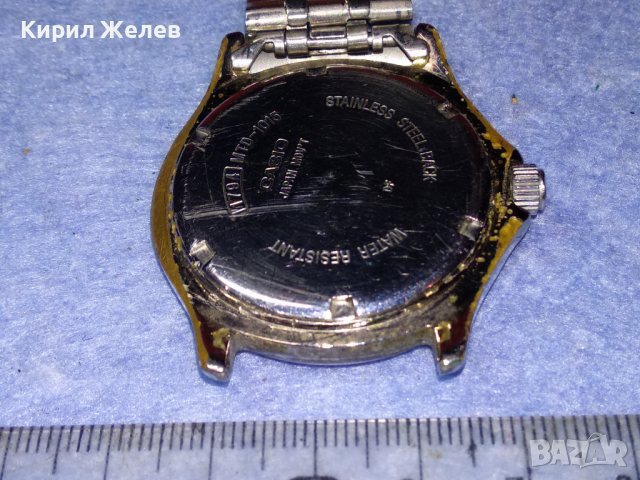 CASIO QUARTZ 1794 MTD-1015 JAPAN MOVT Оригинален ЧАСОВНИК КАСИО с ЧУДЕСНА НЕРЪЖДАЕМА ВЕРИЖКА 26465, снимка 15 - Мъжки - 44756609