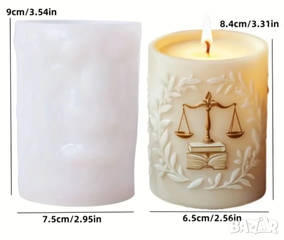 Молд везни Темида - за подаръци на адвокати, съдии...., снимка 2 - Форми - 50853448