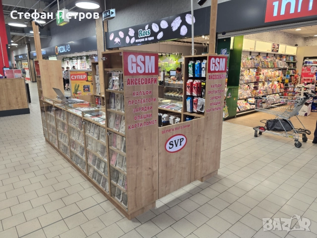 Щанд / Рафт от пдч пригоден за гсм аксесоари, снимка 5 - Стелажи и щандове - 52571946