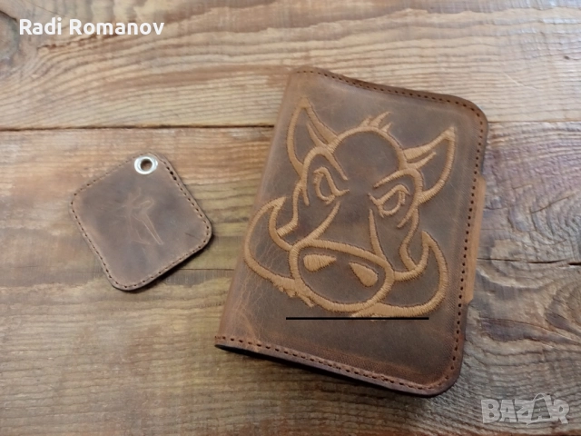 Джобен кожен портфейл , снимка 5 - Портфейли, портмонета - 52086091