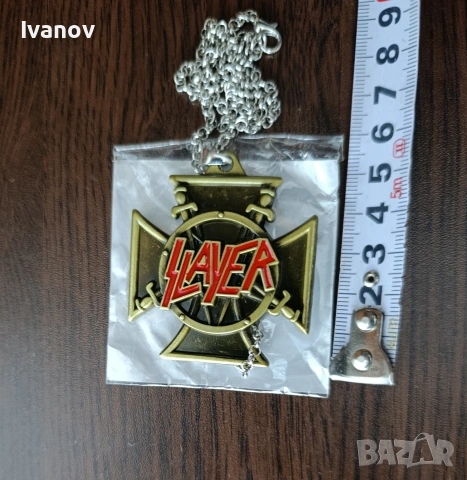 Slayer нов официален мърч медальон, снимка 2 - Арт сувенири - 53774419