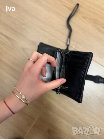 Портмоне от естествена кожа черна, снимка 5 - Портфейли, портмонета - 49358457