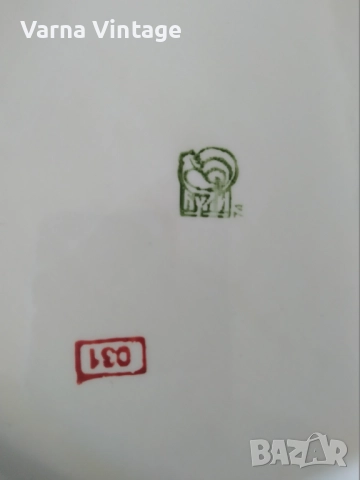 Колекционерска порцеланова чиния Серия „Аристократи“. Будянска фаянсова фабрика СССР., снимка 4 - Антикварни и старинни предмети - 51640805