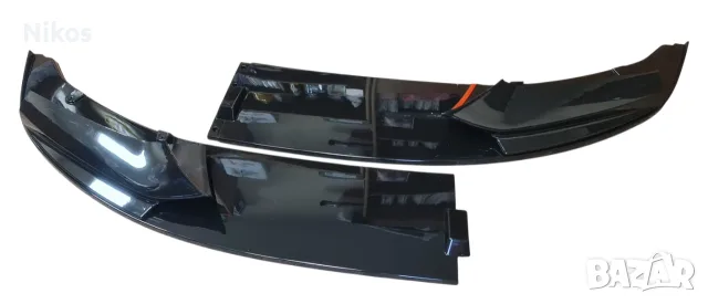 Преден лип спойлер (нож / сплитер) Performance за BMW F10/F11 M-пакет (Gloss Black, снимка 6 - Аксесоари и консумативи - 55927180
