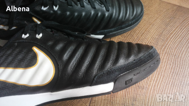 NIKE TIEMPO X Leather Football Boots Размер EUR 38,5 / UK 5,5 за футбол естествена кожа 93-14-S, снимка 4 - Детски маратонки - 44516236