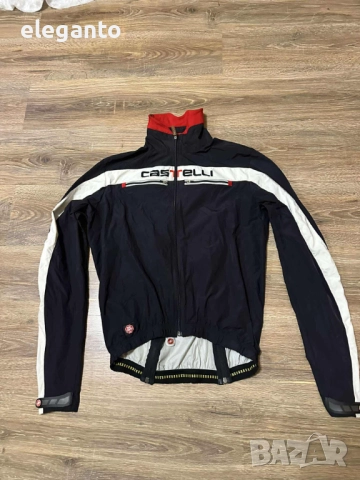Оригинално мъжко яке Castelli  Rosso Corsa GORE-Windstopper  INFINIUM™ Jacket , XXL/XL 