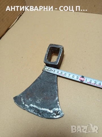 Соц Стара Ръчно Кована Мотичка Номер 1. Тегло 0.650кг., снимка 11 - Антикварни и старинни предмети - 50704622