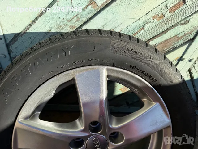 Лети джанти 15 5x100 със зимни гуми 185/60/15, снимка 6 - Гуми и джанти - 56201516