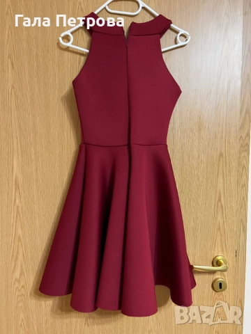 Зимна къса рокля , снимка 2 - Рокли - 52840813