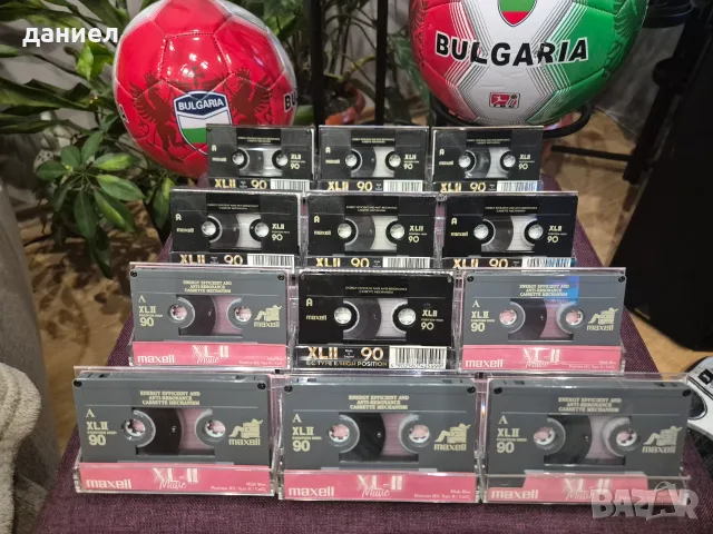Хубави аудио касети😎MAXELL XLII90 - TYPE II - хромна лента - като нови + подарък