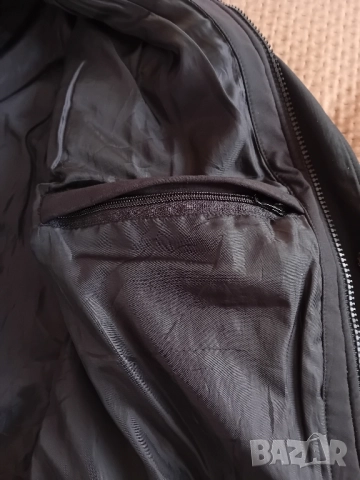 Черно мъжко яке, снимка 4 - Якета - 52261256