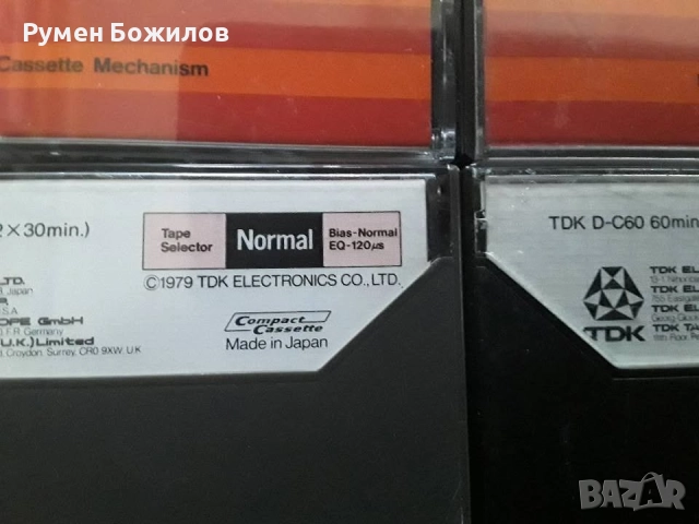 10 много добри и запазени касети TDK D-C60 с ХАРД РОК, снимка 3 - Аудио касети - 52450924