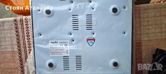 NVR Sannce N44SU 1T комплект с 4 POE камери, снимка 2 - Комплекти за видеонаблюдение - 50593520