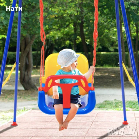 Детска люлка с облегалка 3 в 1 - максимална безопасност и комфорт , снимка 3 - Други - 53739907