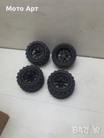 Универсални Гуми за RC РЦ Количка Колички 1/16 и 1/14 Хекс