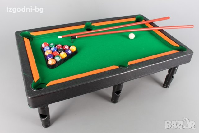 Детска мас за билярд с всичко необходимо за игра, снимка 5 - Играчки за стая - 42194573