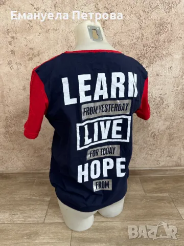 Дамска спортна дениска с апликация, снимка 3 - Тениски - 48071554