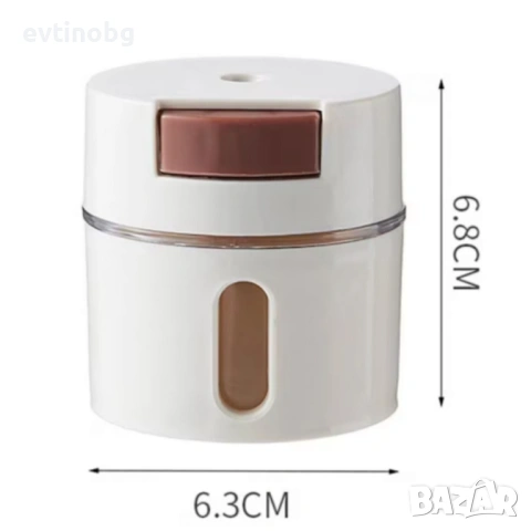 Магнитни стъклени буркани за подправки 6 броя – Стилен комплект за подредена кухня, снимка 7 - Аксесоари за кухня - 53872614