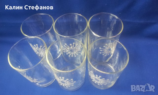 Ретро руски стакани за чай и подстакани, заедно и по отделно по 6 бр, снимка 7 - Чаши - 40632475