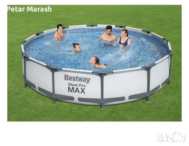 BESTWAY БАСЕЙН 56416 STEEL PRO MAX 3.66M X 76CM