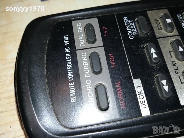 AIWA RC-W101 REMOTE ВНОС SWISS 2308230930, снимка 3 - Декове - 41940057