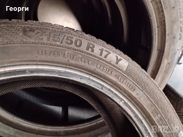 2бр.летни гуми 215/50/17 Barum, снимка 3 - Гуми и джанти - 56336867